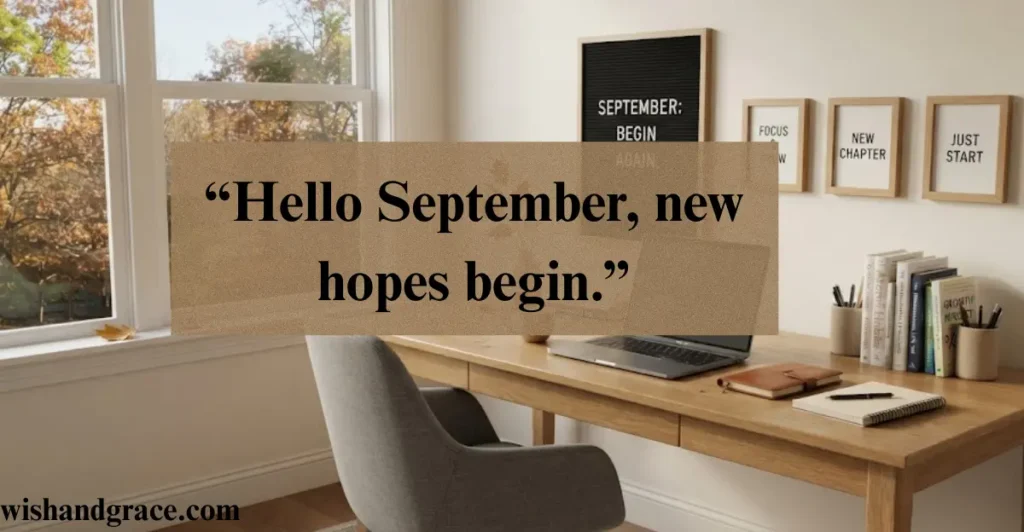Short Inspirational September Quotes for Your Letter Board