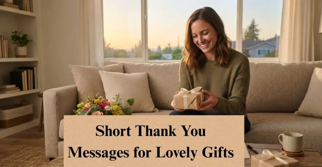 Short Thank You Messages for Lovely Gifts