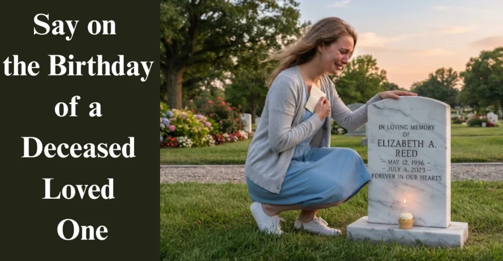 What to Say on the Birthday of a Deceased Loved One