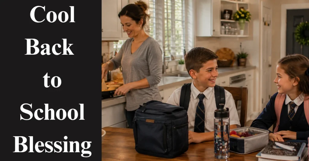 Cool Back-to-School Blessing