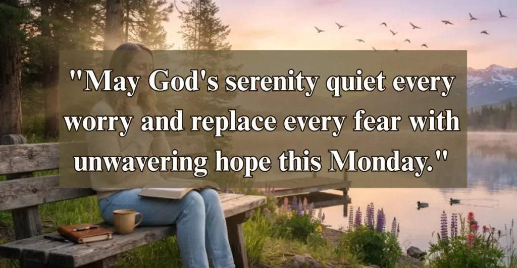 Monday Prayer for Peace and Serenity