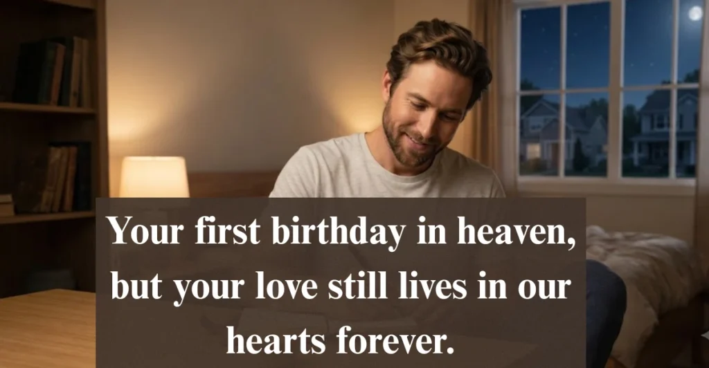 Short First Birthday After Death Messages