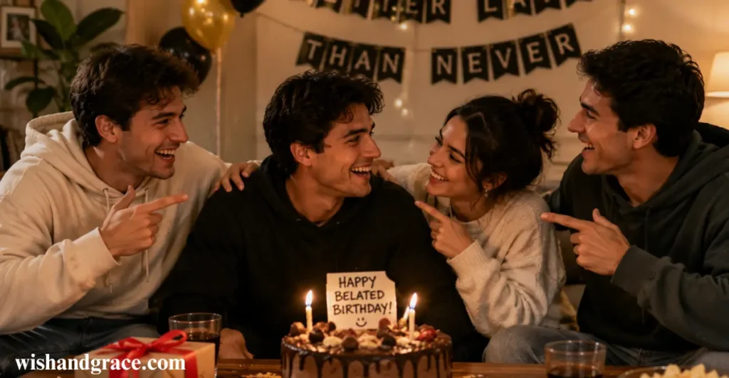 Funny Belated Birthday Wishes for Boyfriend
