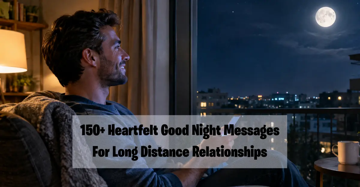 150+ Heartfelt Good Night Messages For Long Distance Relationships