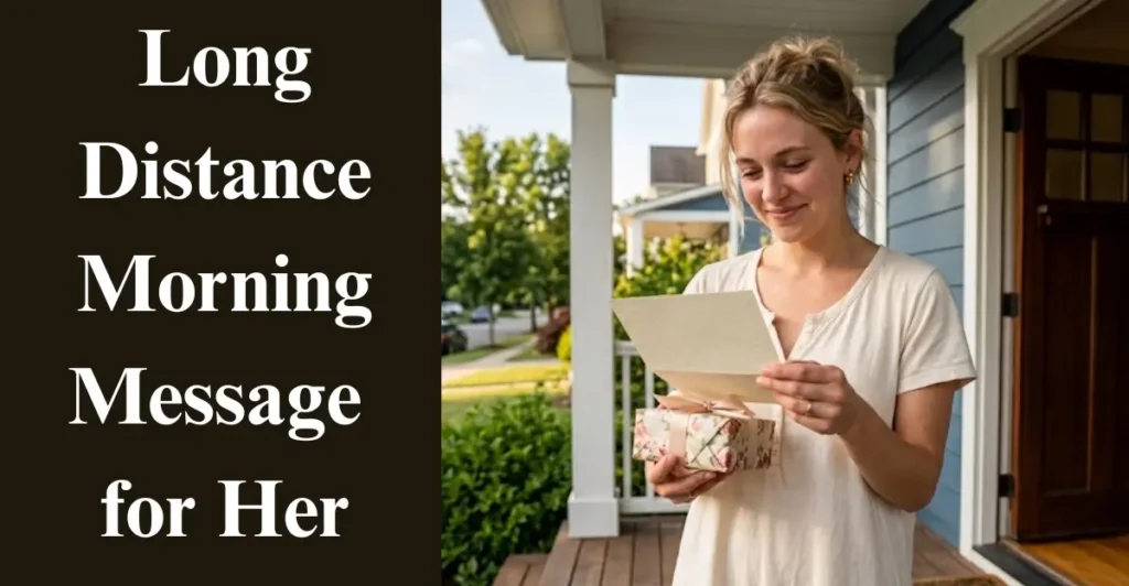 Long-Distance Morning Message for Her