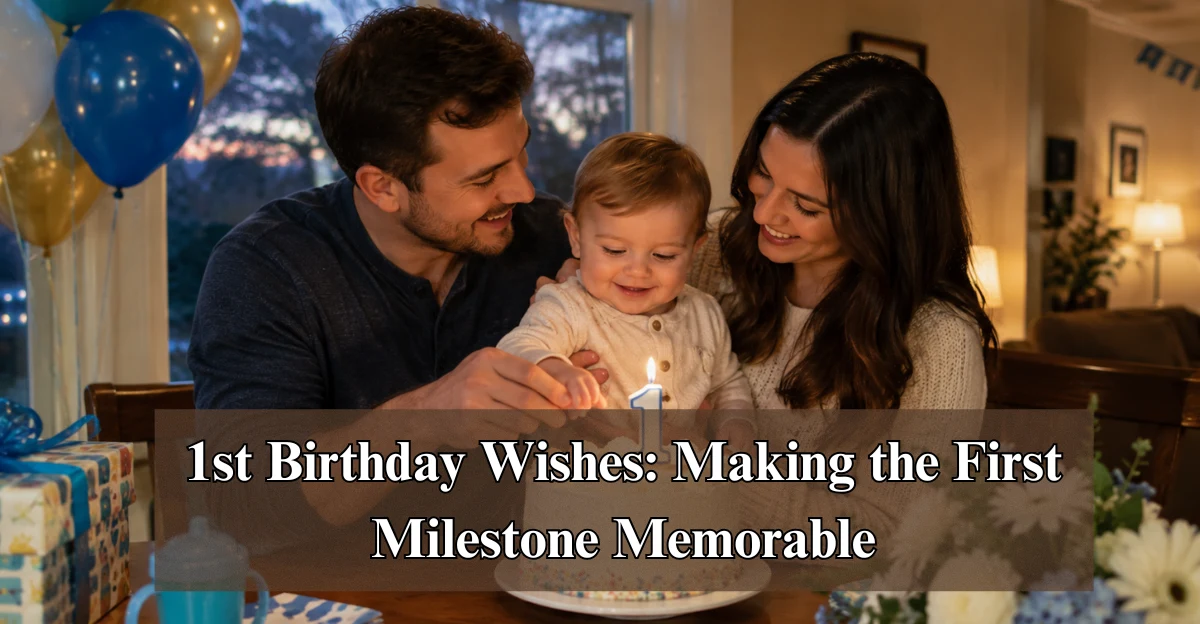 1st Birthday Wishes: Making the First Milestone Memorable