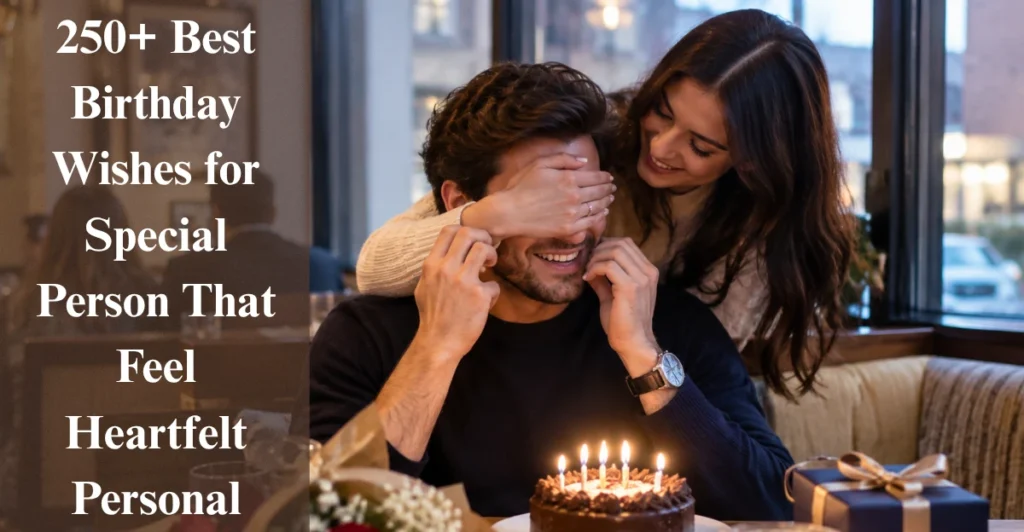 250+ Best Birthday Wishes for Special Person That Feel Heartfelt & Personal