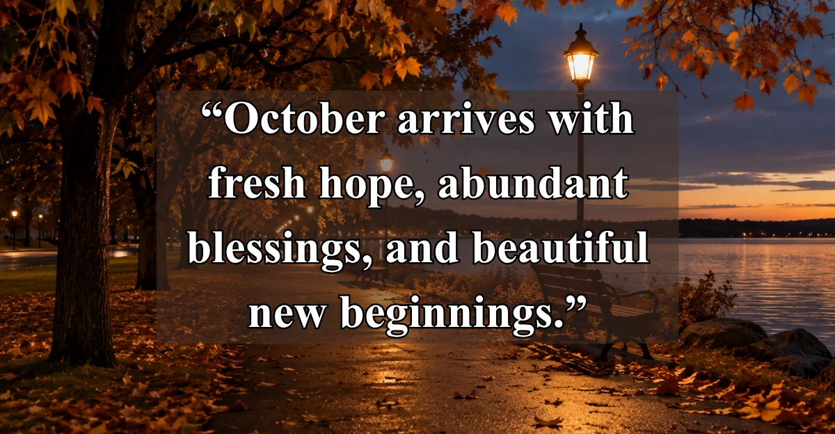 250+ October Blessings, Quotes and Wishes to Start the Month