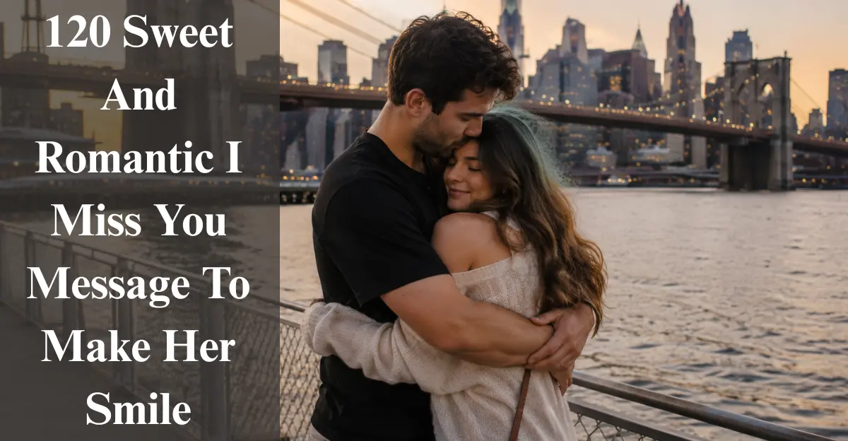 120 Sweet And Romantic I Miss You Message To Make Her Smile
