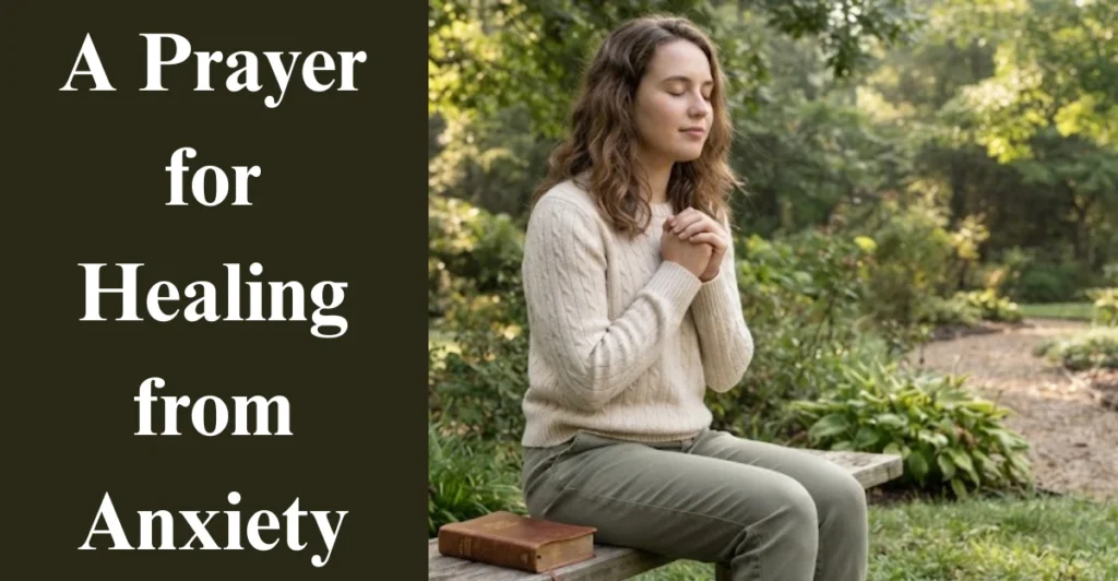 A Prayer for Healing from Anxiety