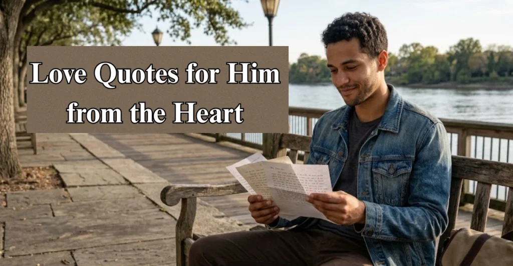Love Quotes for Him from the Heart