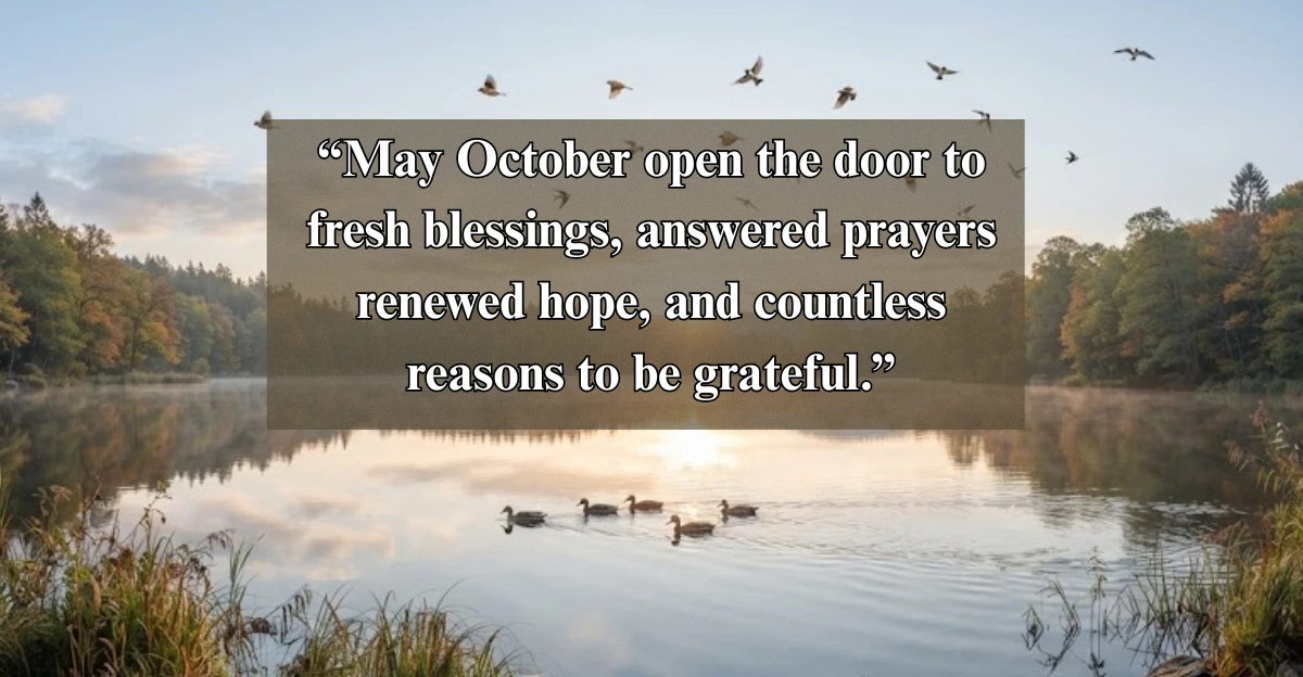 70 Powerful Happy New Month Prayer Messages for October 2026