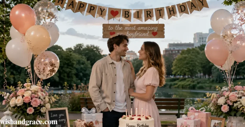 Romantic Birthday Greeting Card Message for Boyfriend