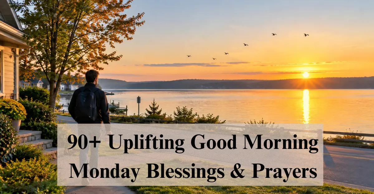 90+ Uplifting Good Morning Monday Blessings & Prayers
