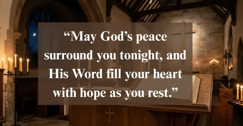 Good Night Blessings Bible Verses