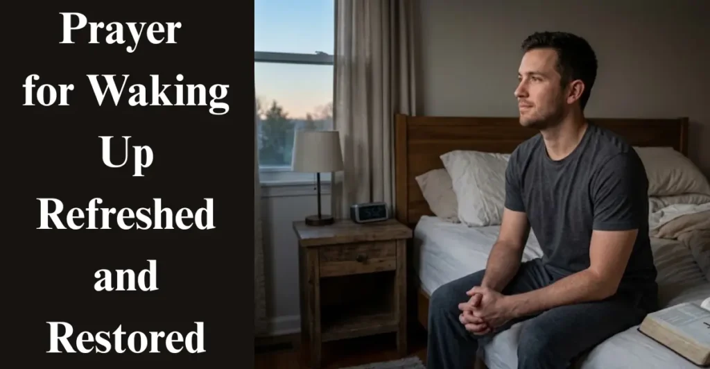 Prayer for Waking Up Refreshed and Restored
