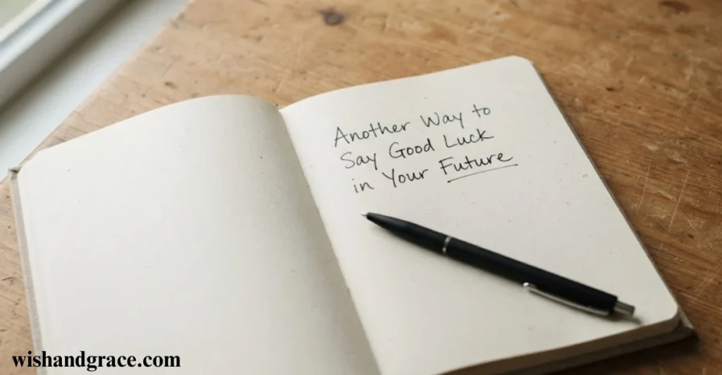 Another Way to Say Good Luck in Your Future Endeavors