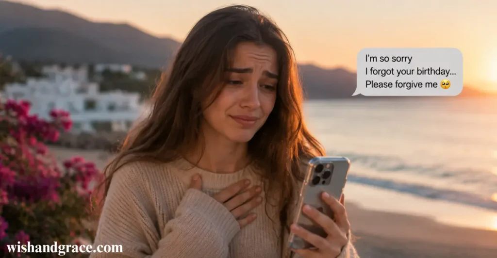 Apology Messages for Missing Your Boyfriend’s Birthday