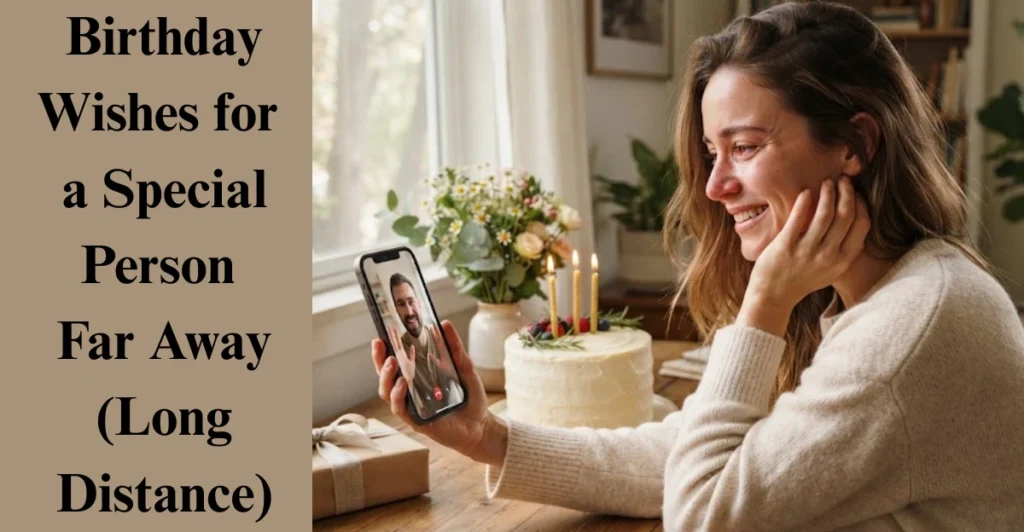 Birthday Wishes for a Special Person Far Away (Long Distance)