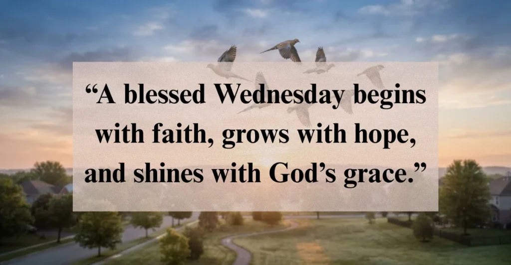 Good Morning Wednesday Blessings and Prayers