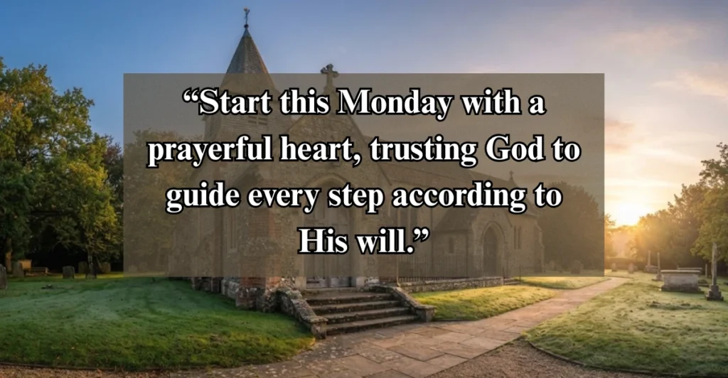 Monday Morning Prayer to Center Yourself on God’s Will