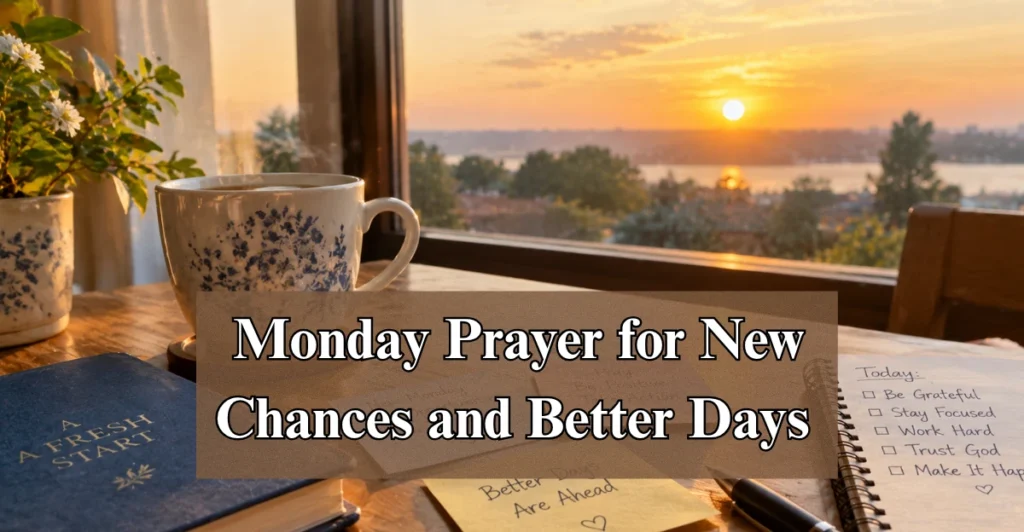  Monday Prayer for New Chances and Better Days