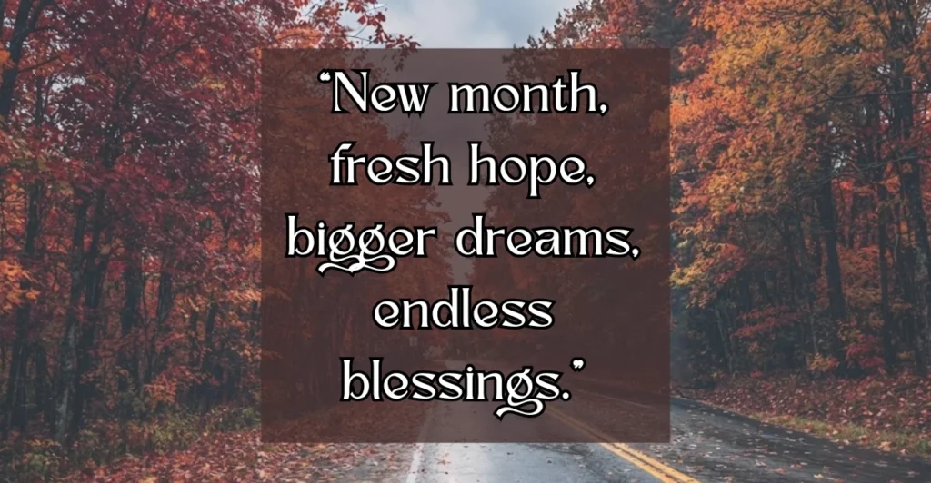 Short and Sweet October Blessings