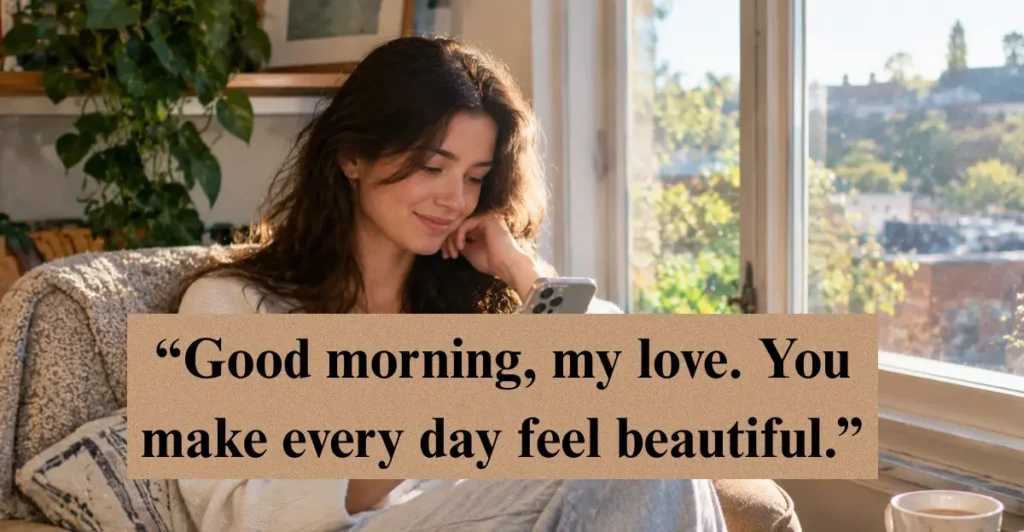 Sweet Good Morning Message for My Love