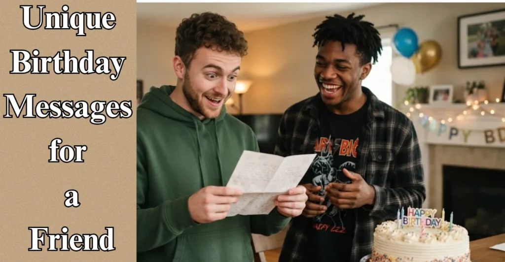 Unique Birthday Messages for a Friend