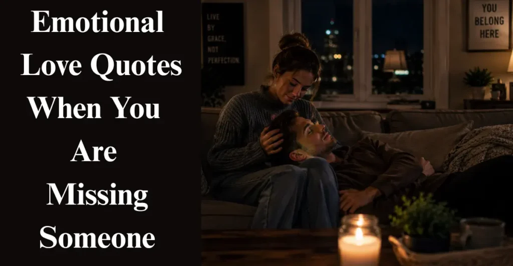 Emotional Love Quotes When You Are Missing Someone