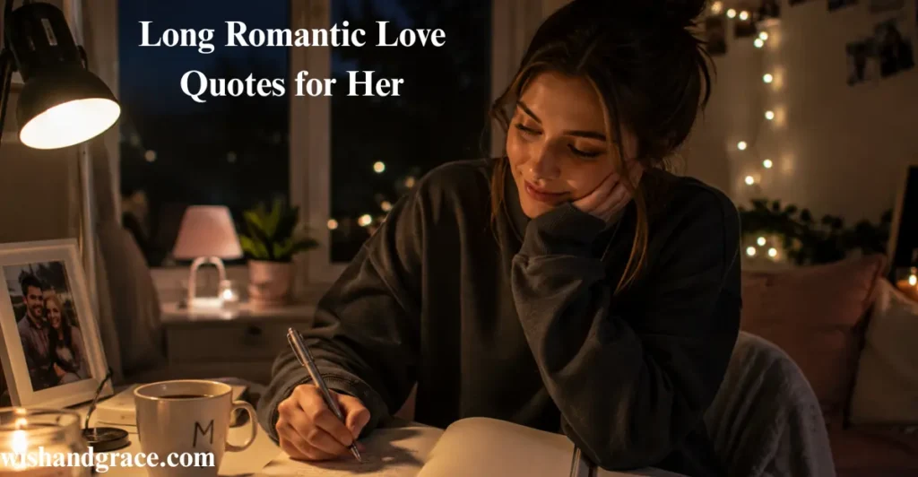Long Romantic Love Quotes for Her