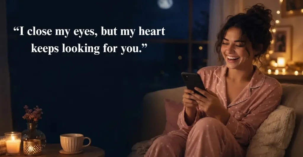 Good Night Messages to Make Him Feel Loved from Far Away