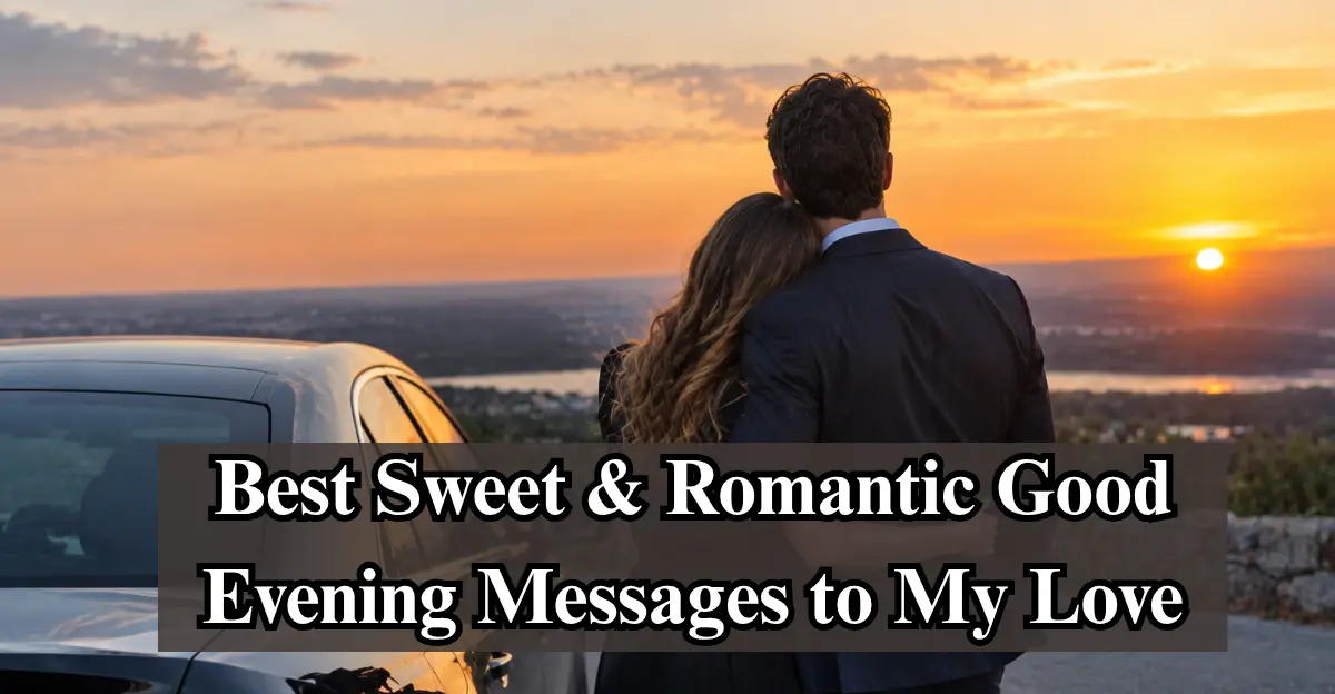 100+ Best Sweet & Romantic Good Evening Messages to My Love