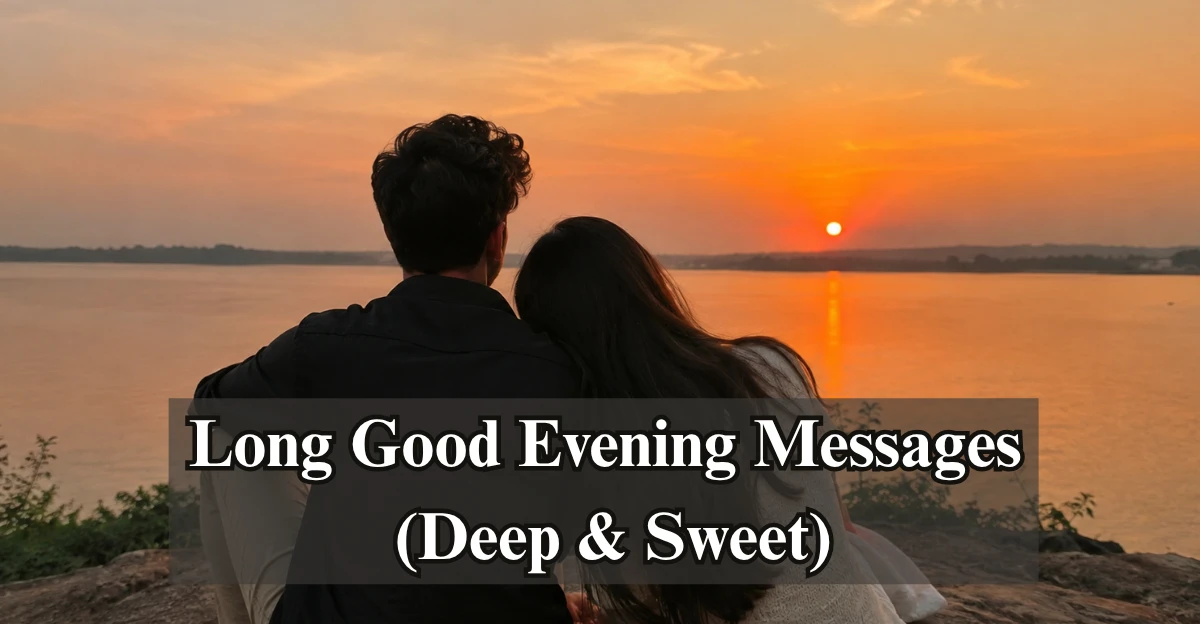 140 + Long Good Evening Messages (Deep & Sweet)