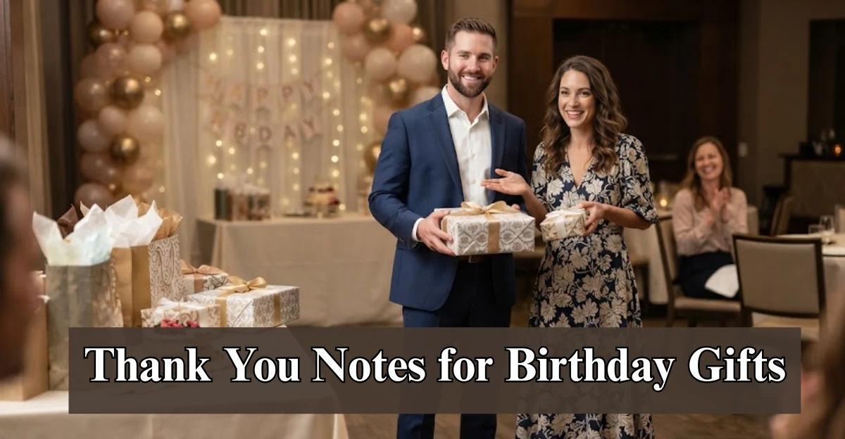 Thank You Notes for Birthday Gifts: Messages for Birthday Gifts