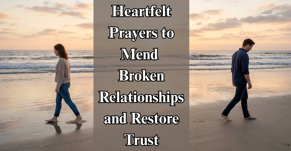 80+ Heartfelt Prayers to Mend Broken Relationships and Restore Trust