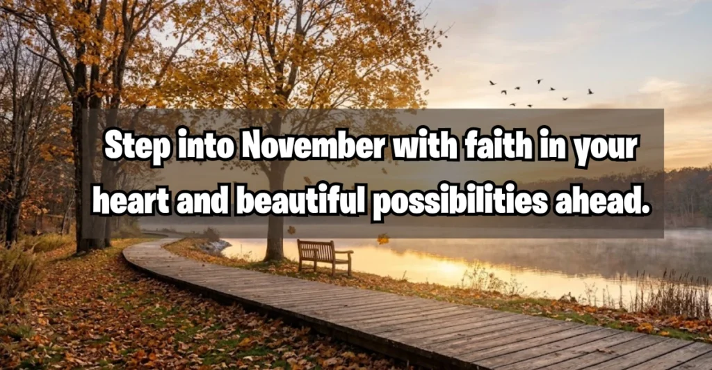 Beautiful New Month Blessings for November 2026