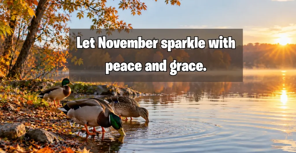 Beautiful November Blessings
