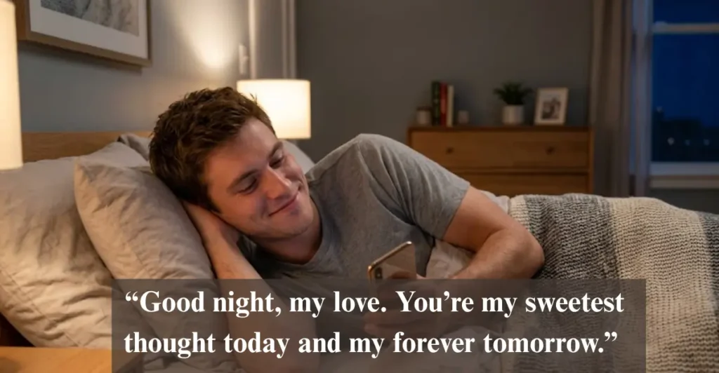 Heart Touching Good Night Message for Him