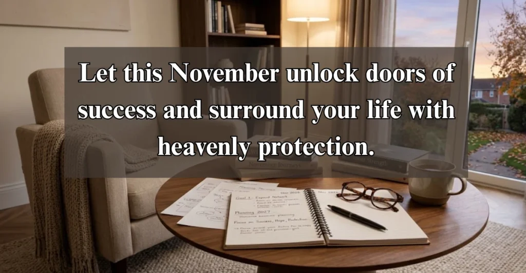 November Blessings for Success, Hope and Protection