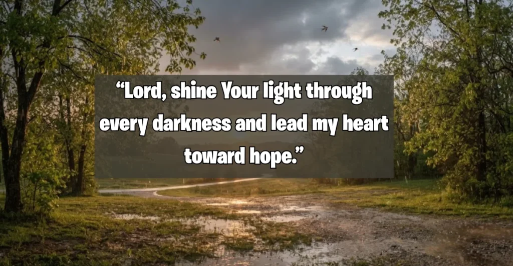 Pray for God to Light Up the Darkness
