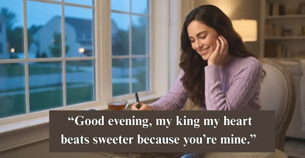 Personalized Good Evening Quotes to My Love Make Him Feel Special