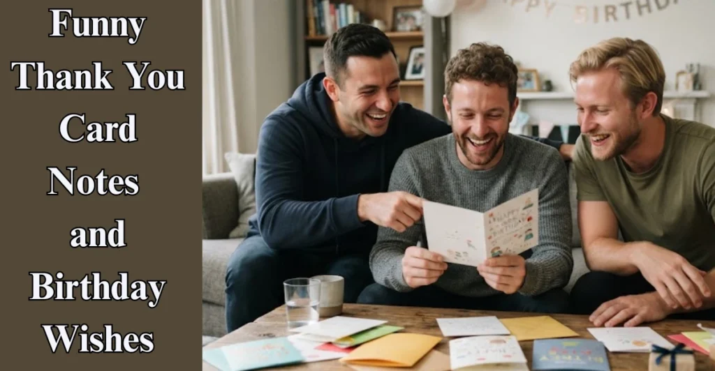 Funny Thank You Card Notes and Birthday Wishes